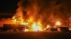 Odessa. Fire after the Russian strike. July 7. PHOTO BY DSNS